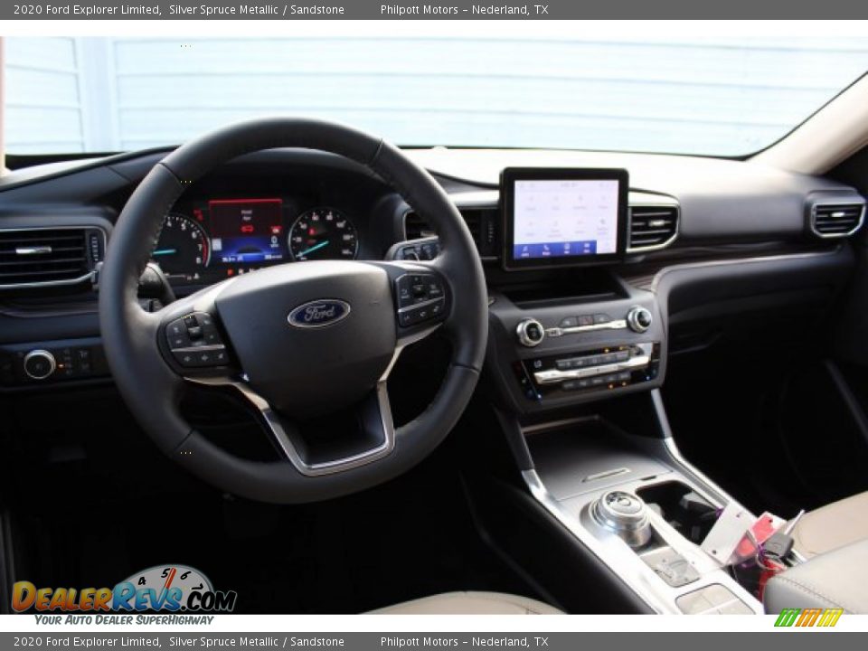 2020 Ford Explorer Limited Silver Spruce Metallic / Sandstone Photo #22