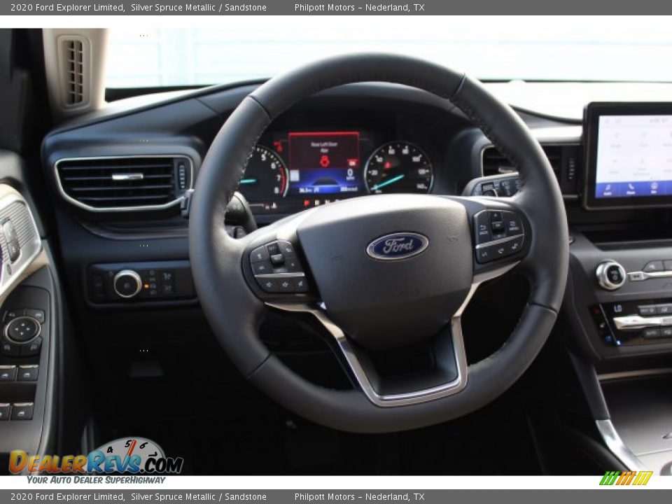 2020 Ford Explorer Limited Silver Spruce Metallic / Sandstone Photo #23