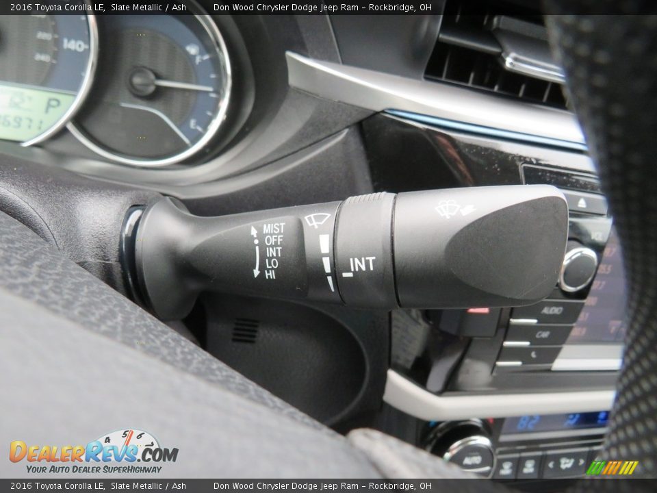 2016 Toyota Corolla LE Slate Metallic / Ash Photo #25