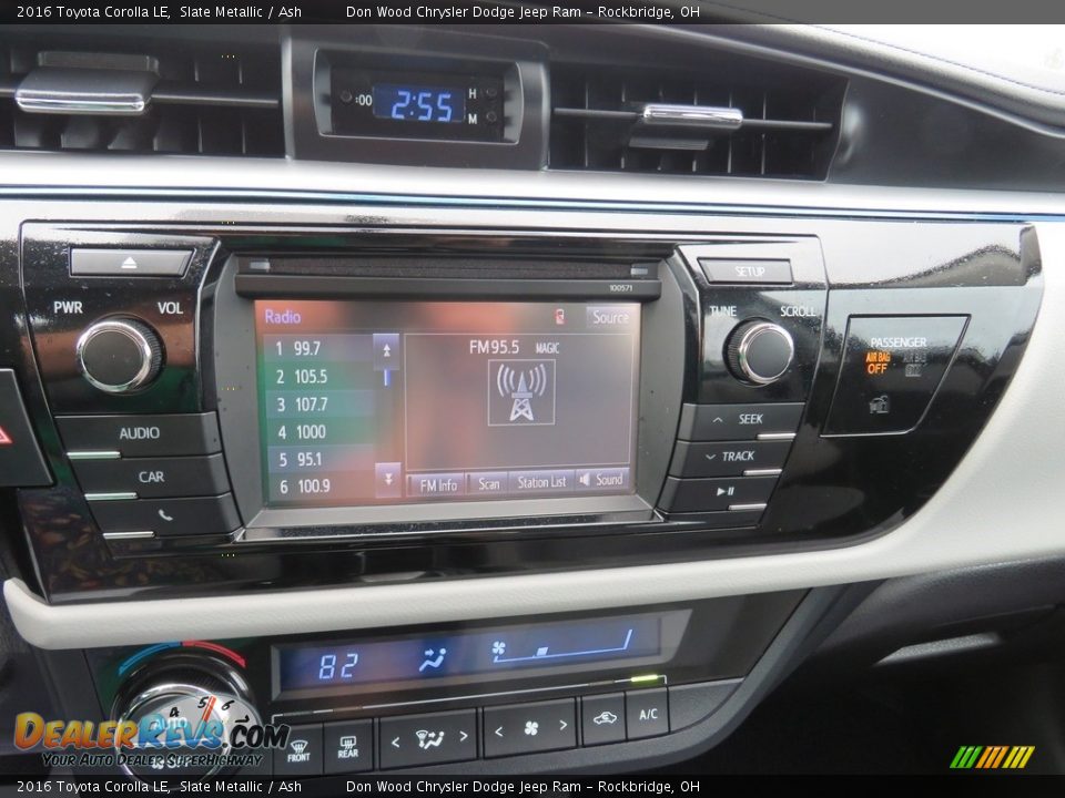 2016 Toyota Corolla LE Slate Metallic / Ash Photo #26