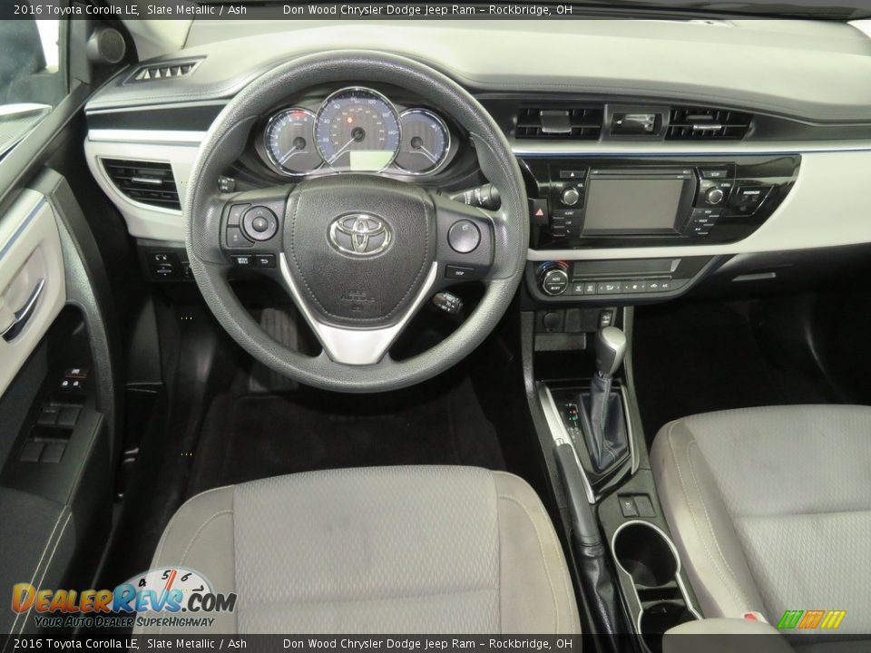 2016 Toyota Corolla LE Slate Metallic / Ash Photo #35
