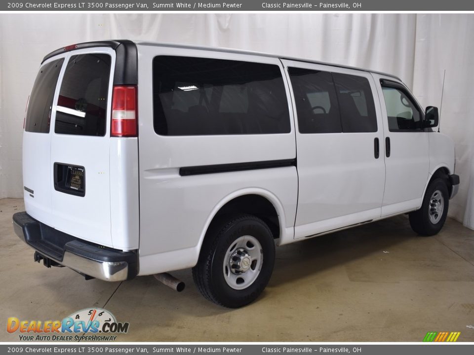 2009 Chevrolet Express LT 3500 Passenger Van Summit White / Medium Pewter Photo #2