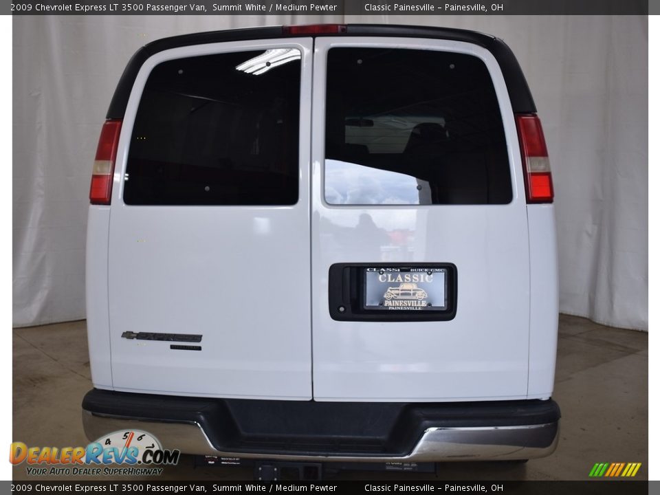 2009 Chevrolet Express LT 3500 Passenger Van Summit White / Medium Pewter Photo #3