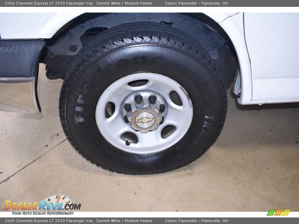 2009 Chevrolet Express LT 3500 Passenger Van Summit White / Medium Pewter Photo #5