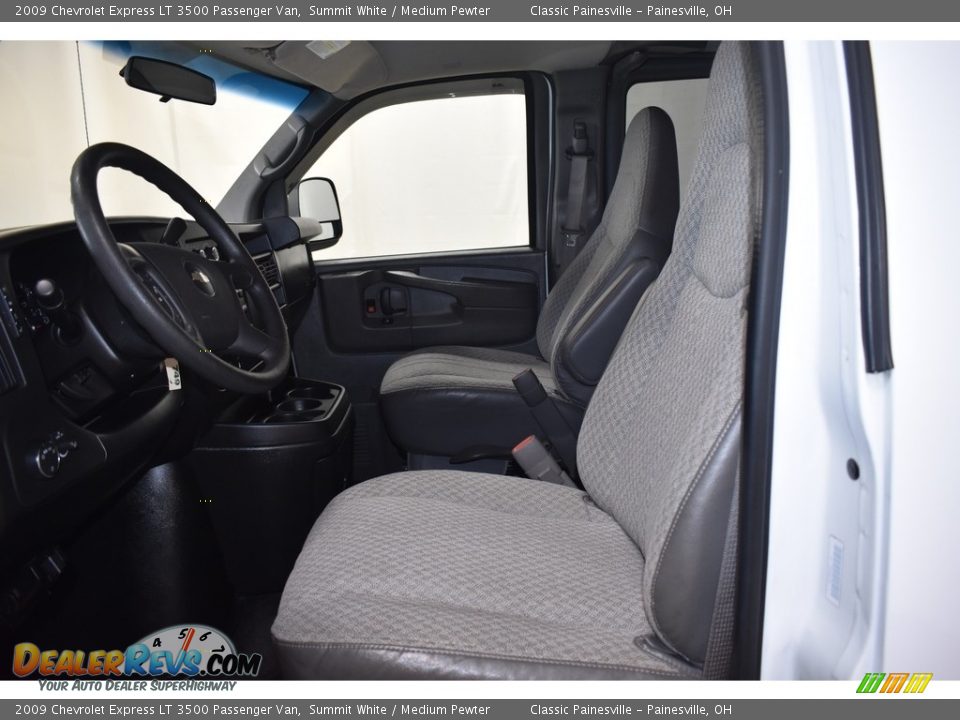 2009 Chevrolet Express LT 3500 Passenger Van Summit White / Medium Pewter Photo #7