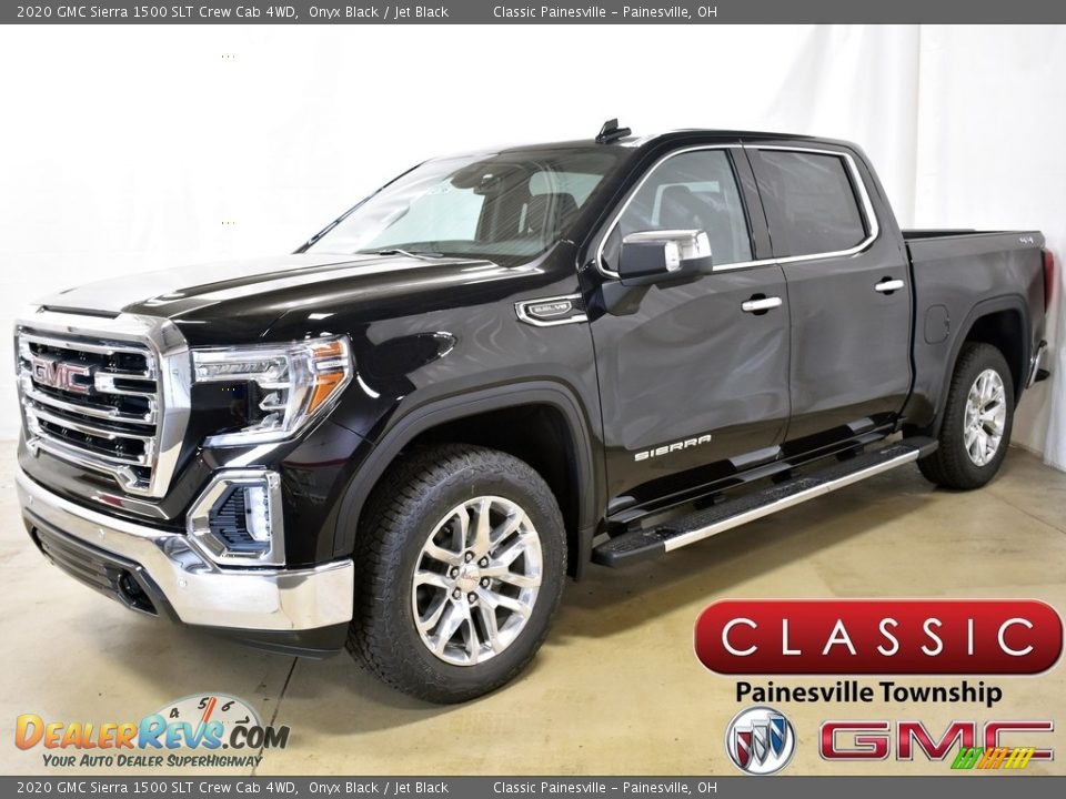 2020 GMC Sierra 1500 SLT Crew Cab 4WD Onyx Black / Jet Black Photo #1