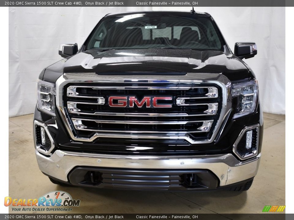 2020 GMC Sierra 1500 SLT Crew Cab 4WD Onyx Black / Jet Black Photo #4