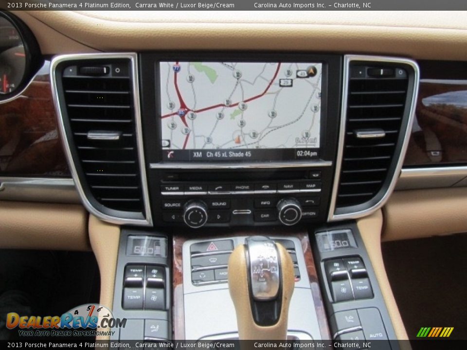 2013 Porsche Panamera 4 Platinum Edition Carrara White / Luxor Beige/Cream Photo #17