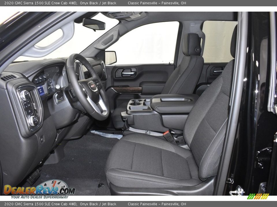 2020 GMC Sierra 1500 SLE Crew Cab 4WD Onyx Black / Jet Black Photo #6