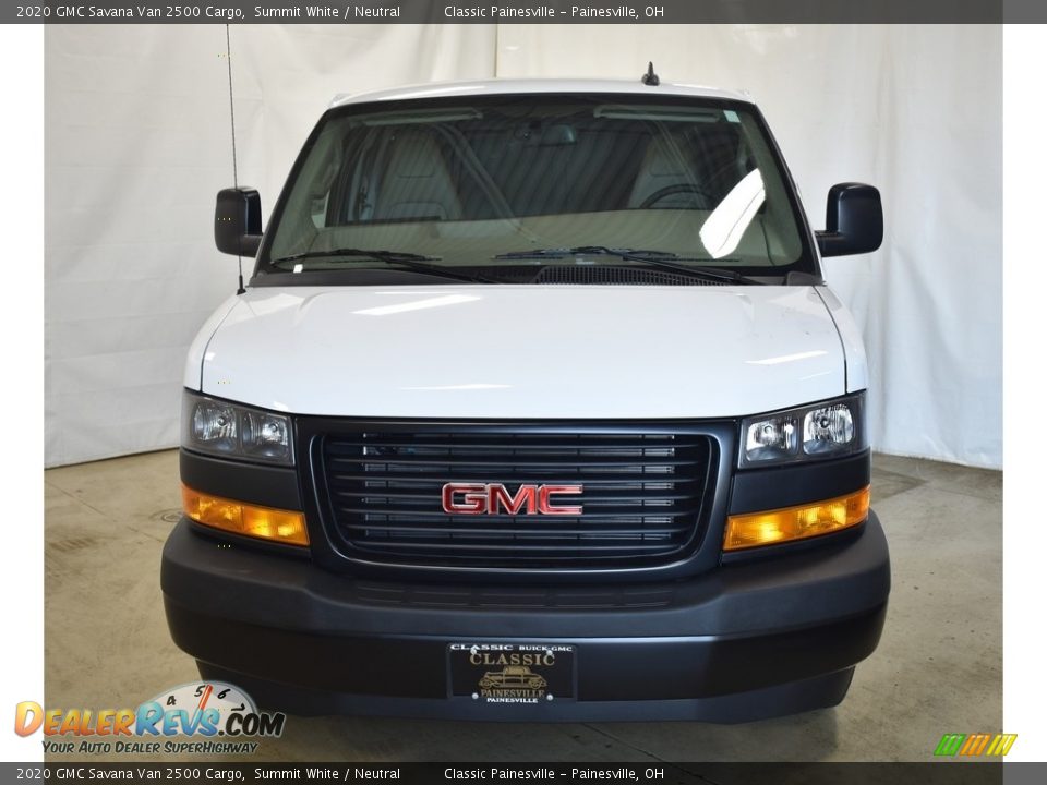 2020 GMC Savana Van 2500 Cargo Summit White / Neutral Photo #4