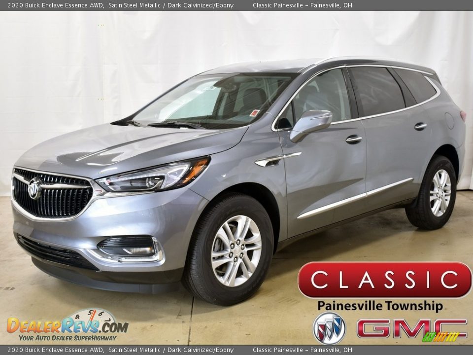 2020 Buick Enclave Essence AWD Satin Steel Metallic / Dark Galvinized/Ebony Photo #1