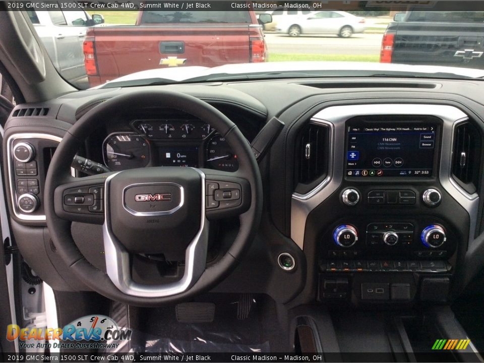 2019 GMC Sierra 1500 SLT Crew Cab 4WD Summit White / Jet Black Photo #3