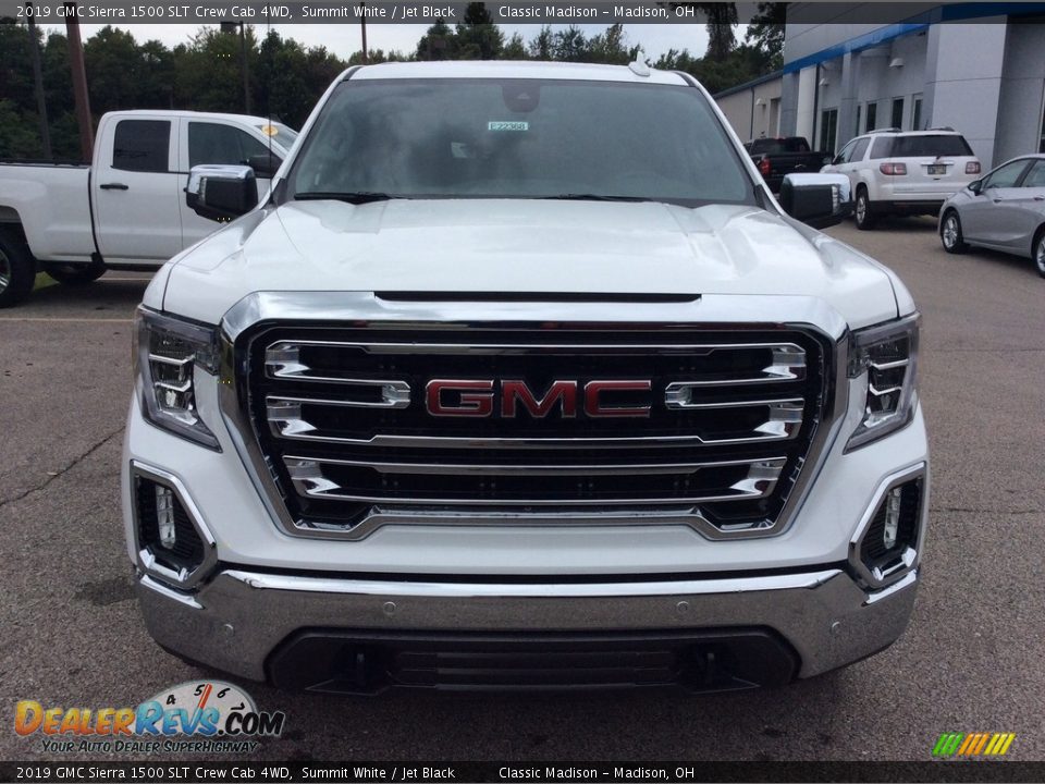 2019 GMC Sierra 1500 SLT Crew Cab 4WD Summit White / Jet Black Photo #4