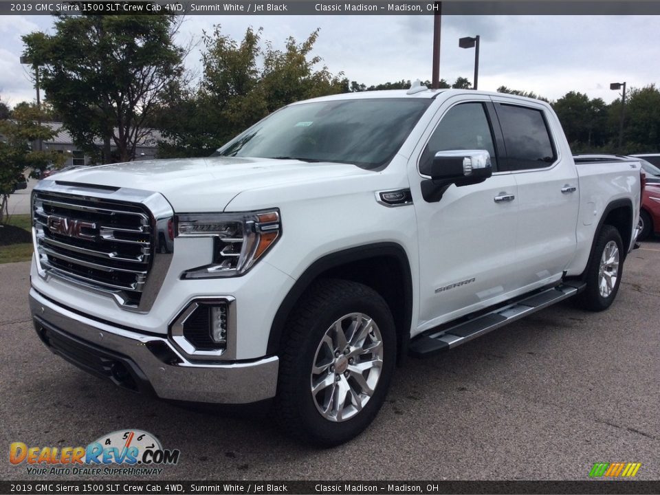 2019 GMC Sierra 1500 SLT Crew Cab 4WD Summit White / Jet Black Photo #5