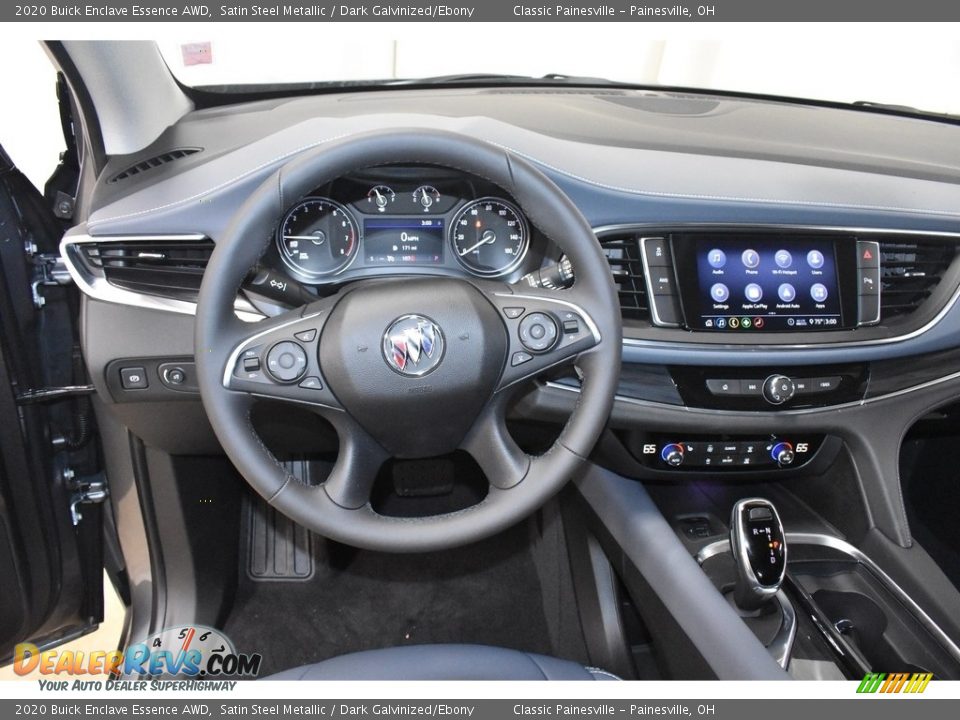 2020 Buick Enclave Essence AWD Satin Steel Metallic / Dark Galvinized/Ebony Photo #9