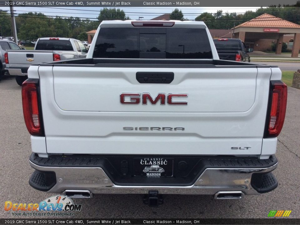 2019 GMC Sierra 1500 SLT Crew Cab 4WD Summit White / Jet Black Photo #8