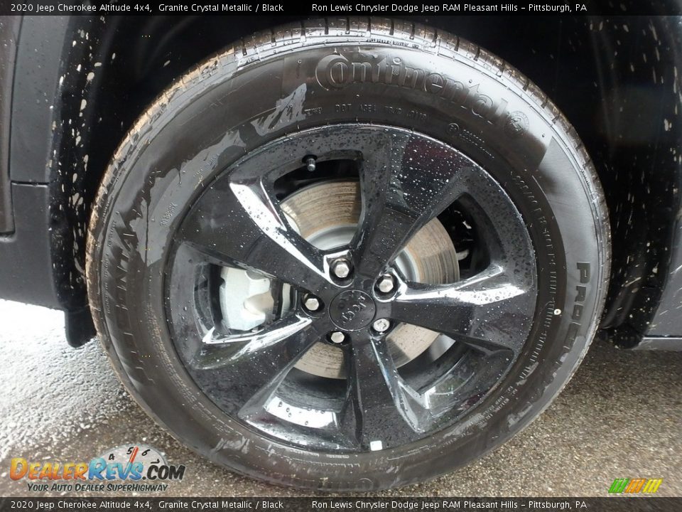 2020 Jeep Cherokee Altitude 4x4 Granite Crystal Metallic / Black Photo #10
