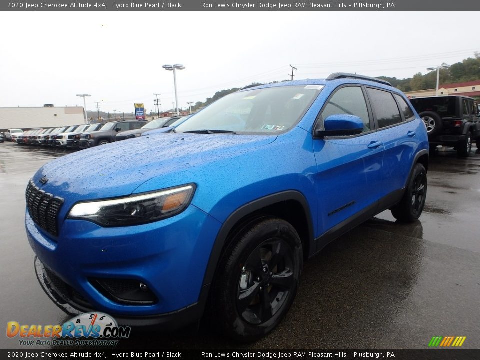 2020 Jeep Cherokee Altitude 4x4 Hydro Blue Pearl / Black Photo #1