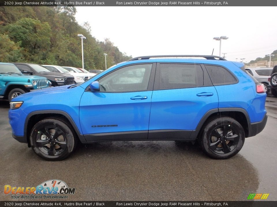 2020 Jeep Cherokee Altitude 4x4 Hydro Blue Pearl / Black Photo #2