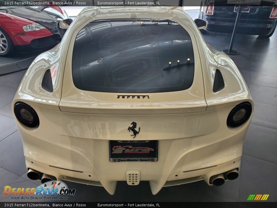 2015 Ferrari F12berlinetta Bianco Avus / Rosso Photo #10