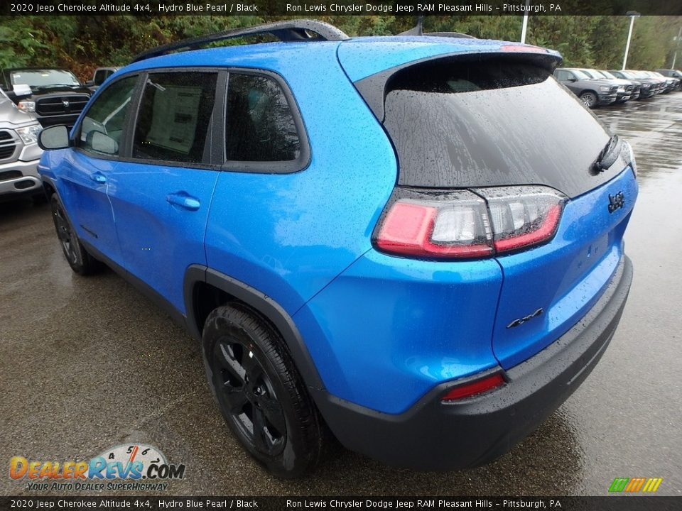 2020 Jeep Cherokee Altitude 4x4 Hydro Blue Pearl / Black Photo #3