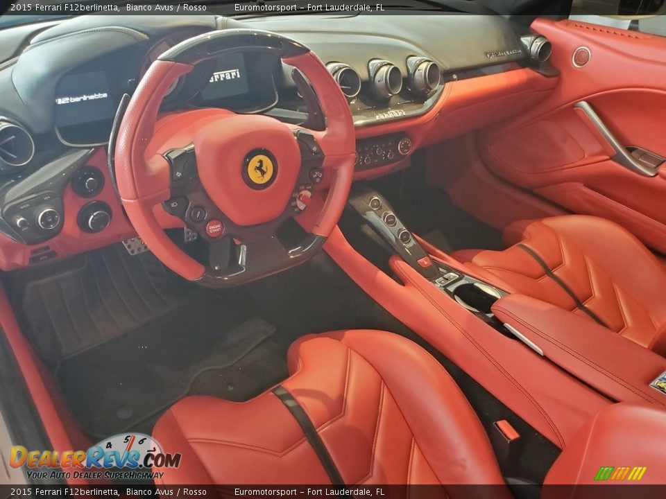 Rosso Interior - 2015 Ferrari F12berlinetta  Photo #15