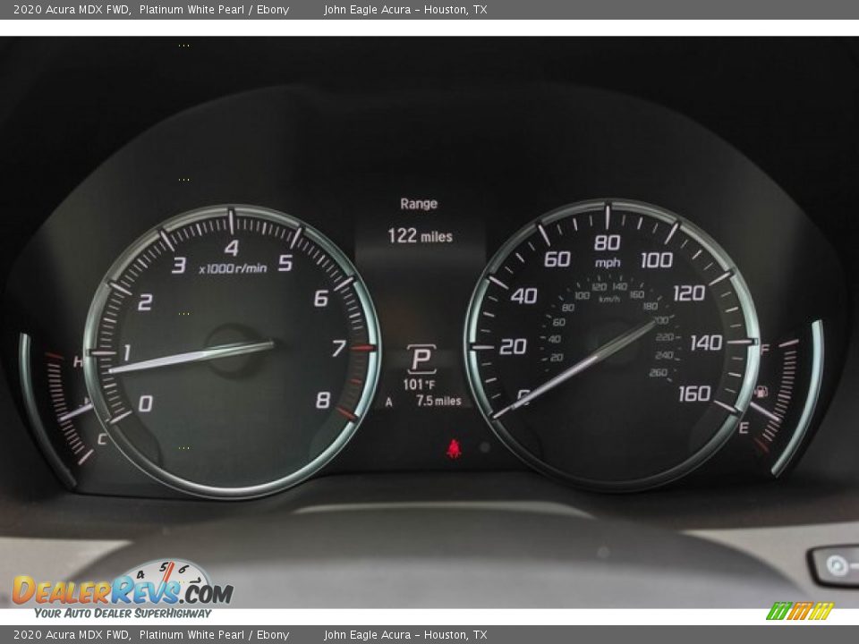 2020 Acura MDX FWD Platinum White Pearl / Ebony Photo #34