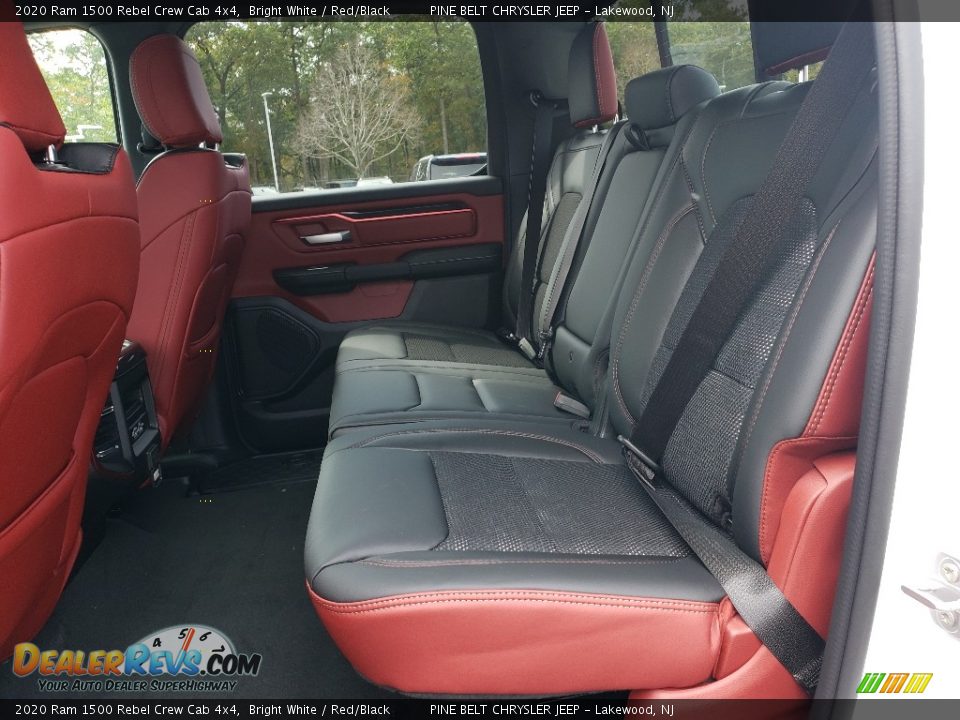 Rear Seat of 2020 Ram 1500 Rebel Crew Cab 4x4 Photo #6