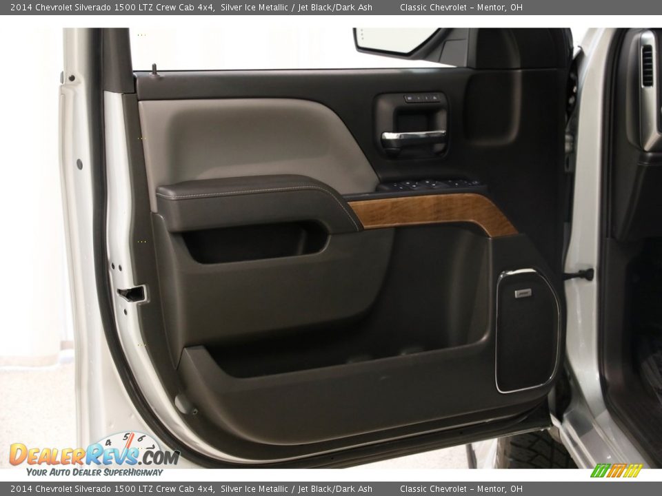 2014 Chevrolet Silverado 1500 LTZ Crew Cab 4x4 Silver Ice Metallic / Jet Black/Dark Ash Photo #4