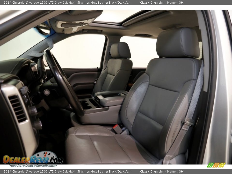 2014 Chevrolet Silverado 1500 LTZ Crew Cab 4x4 Silver Ice Metallic / Jet Black/Dark Ash Photo #5