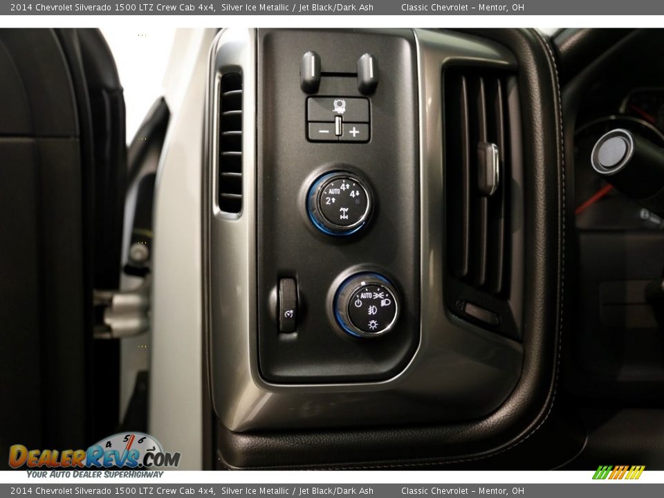2014 Chevrolet Silverado 1500 LTZ Crew Cab 4x4 Silver Ice Metallic / Jet Black/Dark Ash Photo #6