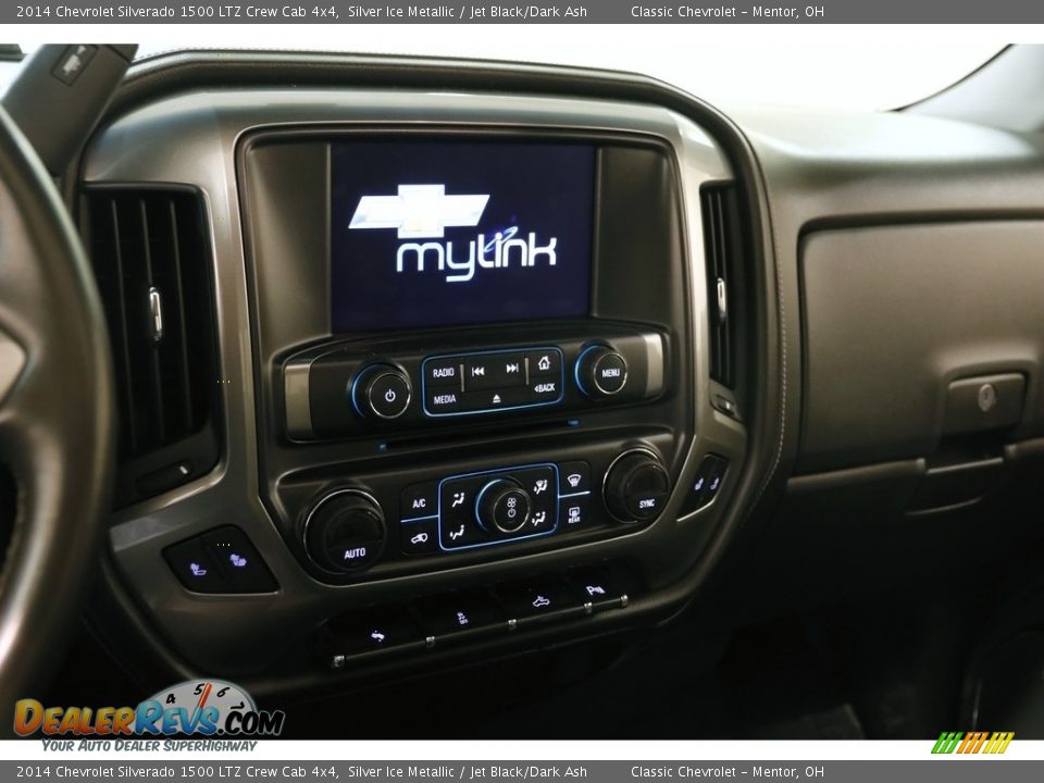 2014 Chevrolet Silverado 1500 LTZ Crew Cab 4x4 Silver Ice Metallic / Jet Black/Dark Ash Photo #10