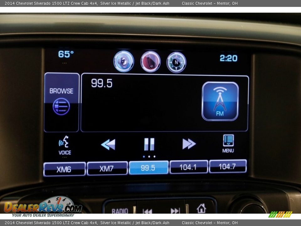 2014 Chevrolet Silverado 1500 LTZ Crew Cab 4x4 Silver Ice Metallic / Jet Black/Dark Ash Photo #12