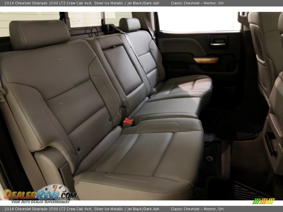 2014 Chevrolet Silverado 1500 LTZ Crew Cab 4x4 Silver Ice Metallic / Jet Black/Dark Ash Photo #17