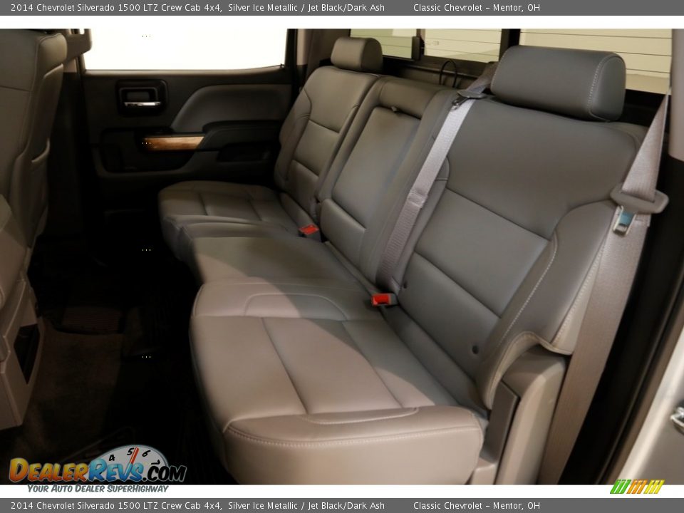 2014 Chevrolet Silverado 1500 LTZ Crew Cab 4x4 Silver Ice Metallic / Jet Black/Dark Ash Photo #18