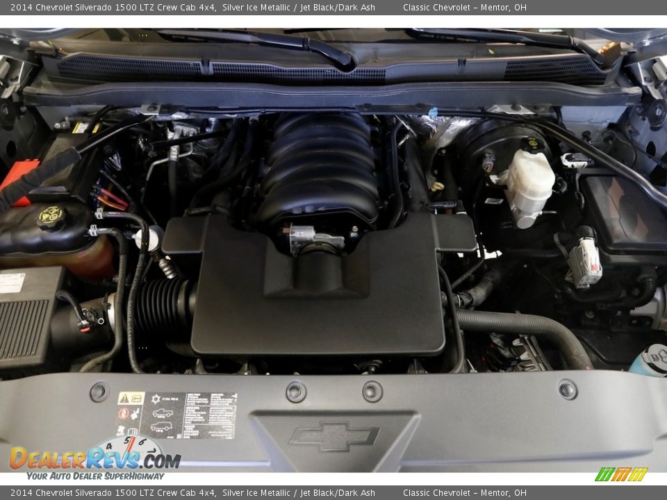 2014 Chevrolet Silverado 1500 LTZ Crew Cab 4x4 Silver Ice Metallic / Jet Black/Dark Ash Photo #20