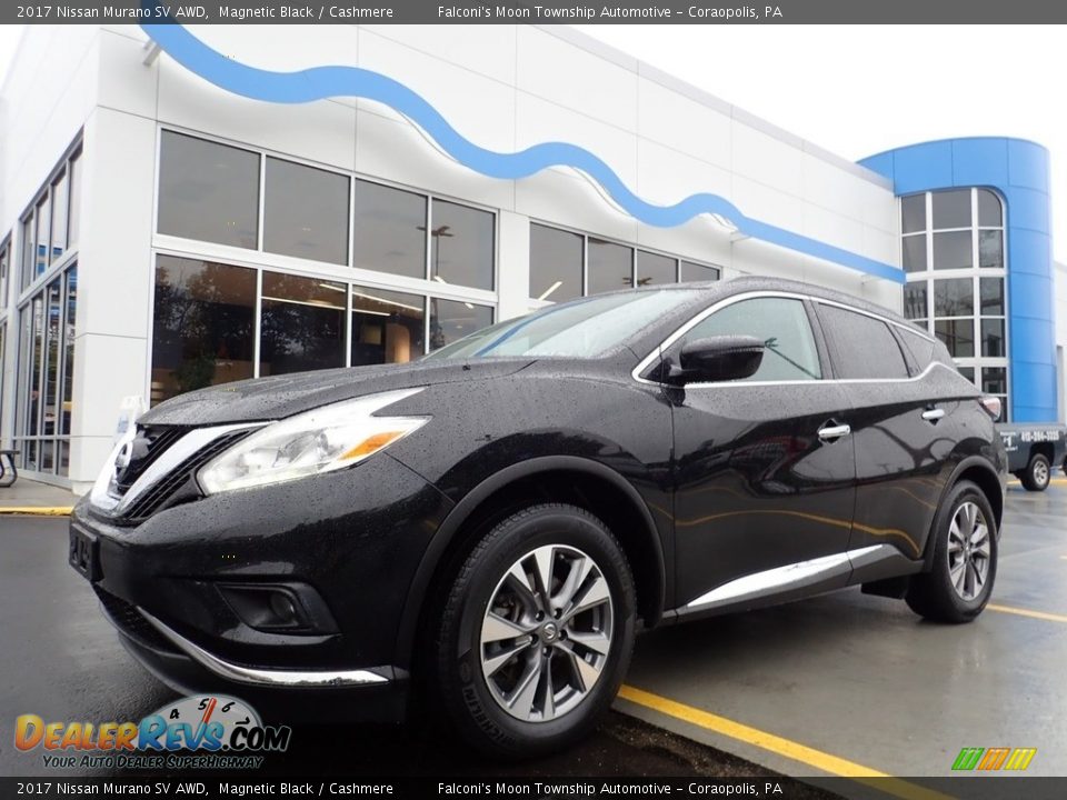 2017 Nissan Murano SV AWD Magnetic Black / Cashmere Photo #1