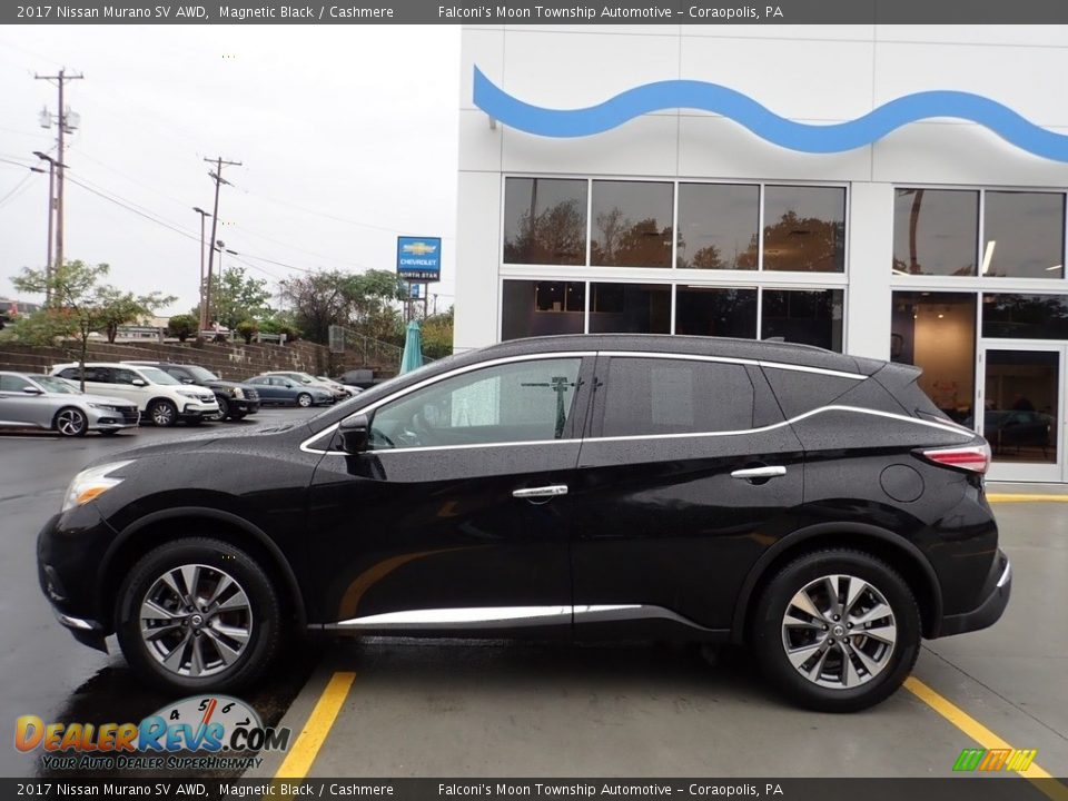 2017 Nissan Murano SV AWD Magnetic Black / Cashmere Photo #2