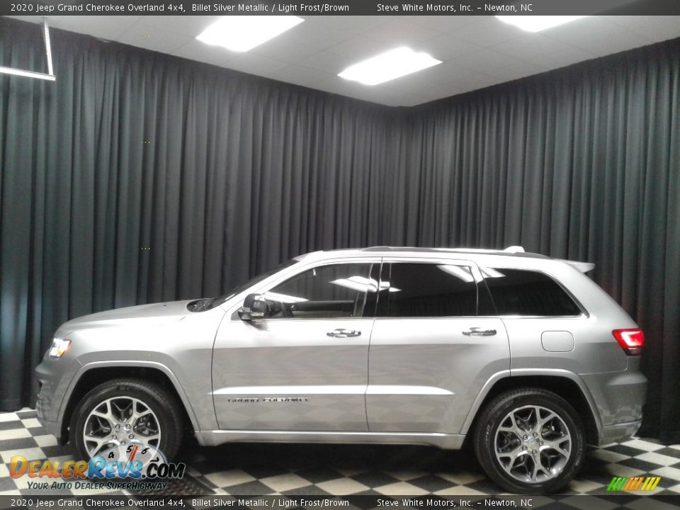 2020 Jeep Grand Cherokee Overland 4x4 Billet Silver Metallic / Light Frost/Brown Photo #1