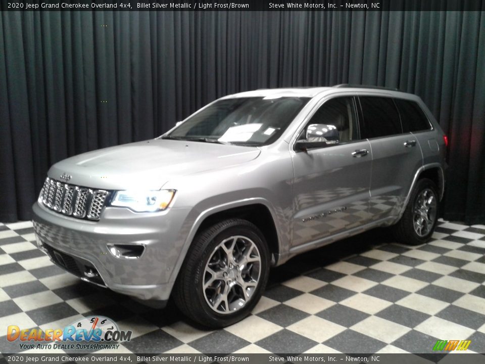 2020 Jeep Grand Cherokee Overland 4x4 Billet Silver Metallic / Light Frost/Brown Photo #2