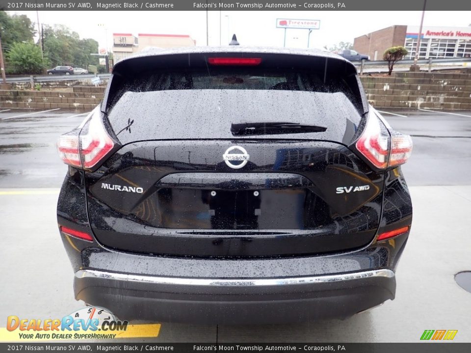 2017 Nissan Murano SV AWD Magnetic Black / Cashmere Photo #4