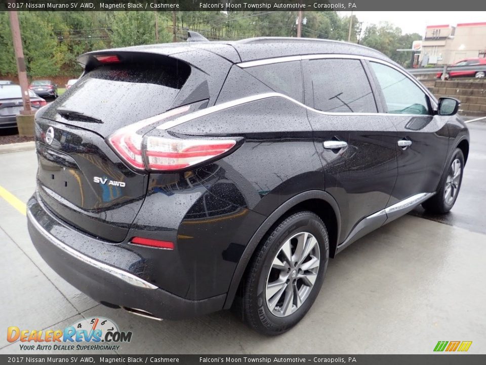 2017 Nissan Murano SV AWD Magnetic Black / Cashmere Photo #6