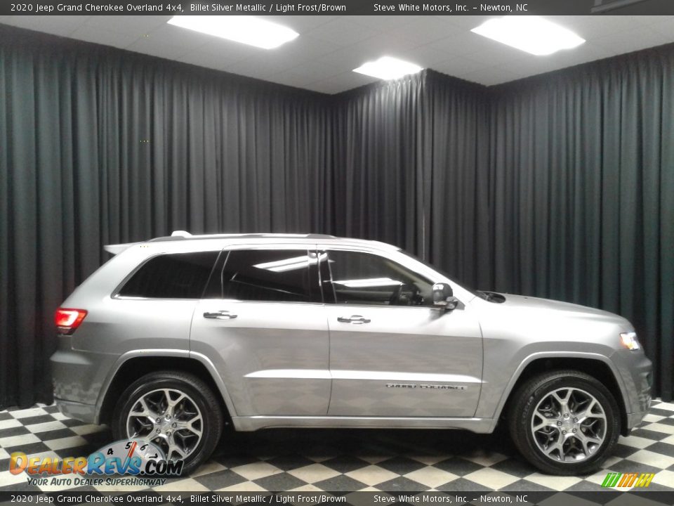 2020 Jeep Grand Cherokee Overland 4x4 Billet Silver Metallic / Light Frost/Brown Photo #5
