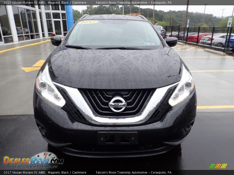 2017 Nissan Murano SV AWD Magnetic Black / Cashmere Photo #9