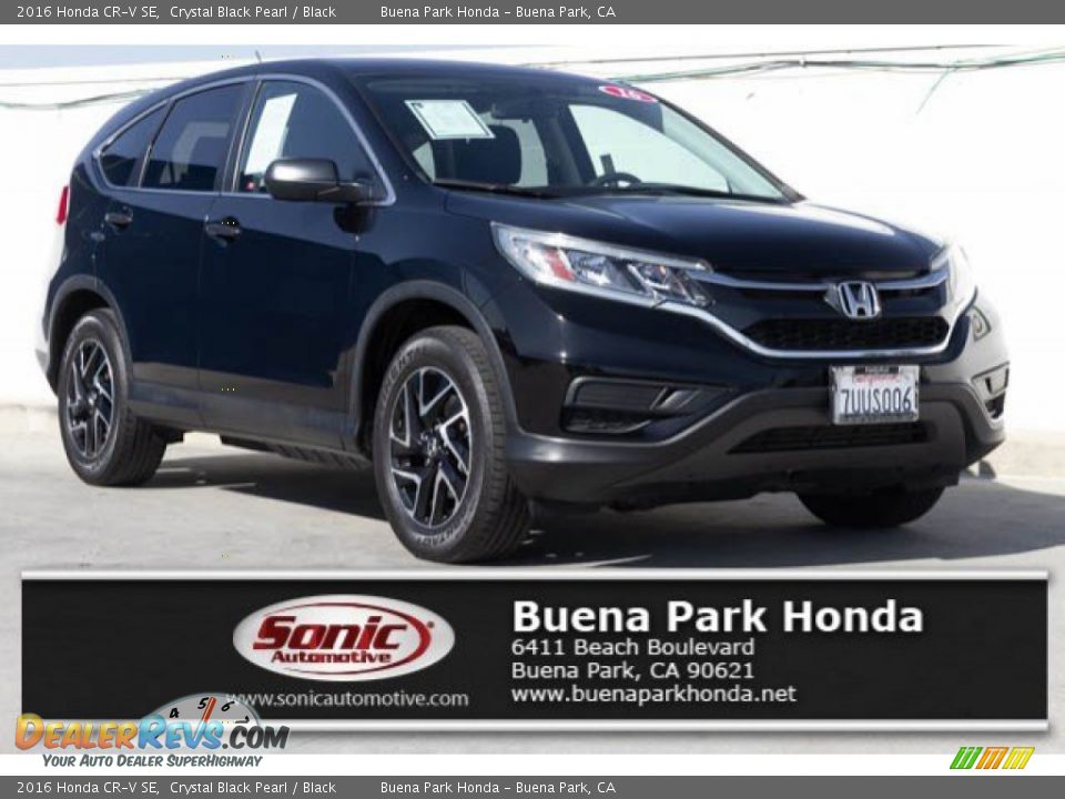 2016 Honda CR-V SE Crystal Black Pearl / Black Photo #1