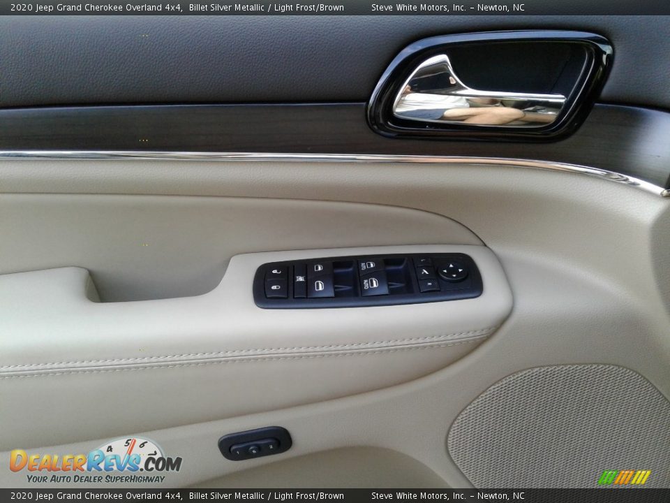 2020 Jeep Grand Cherokee Overland 4x4 Billet Silver Metallic / Light Frost/Brown Photo #9