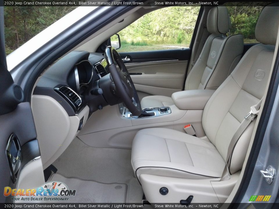 2020 Jeep Grand Cherokee Overland 4x4 Billet Silver Metallic / Light Frost/Brown Photo #10