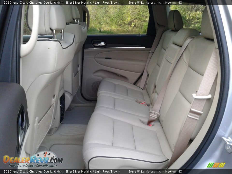 2020 Jeep Grand Cherokee Overland 4x4 Billet Silver Metallic / Light Frost/Brown Photo #11