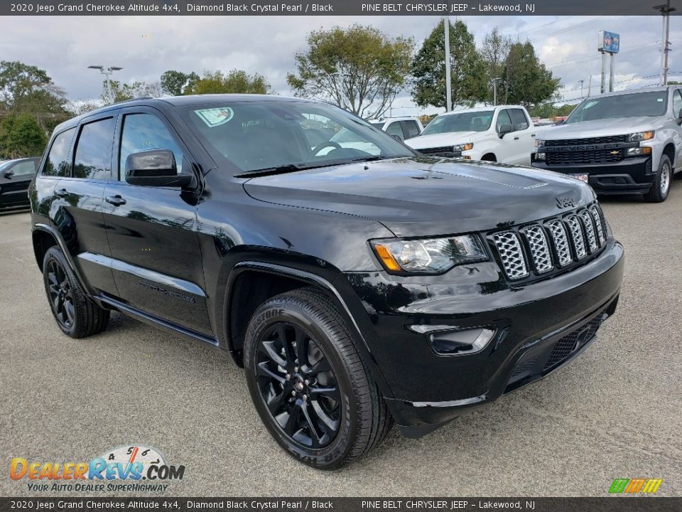 2020 Jeep Grand Cherokee Altitude 4x4 Diamond Black Crystal Pearl / Black Photo #1