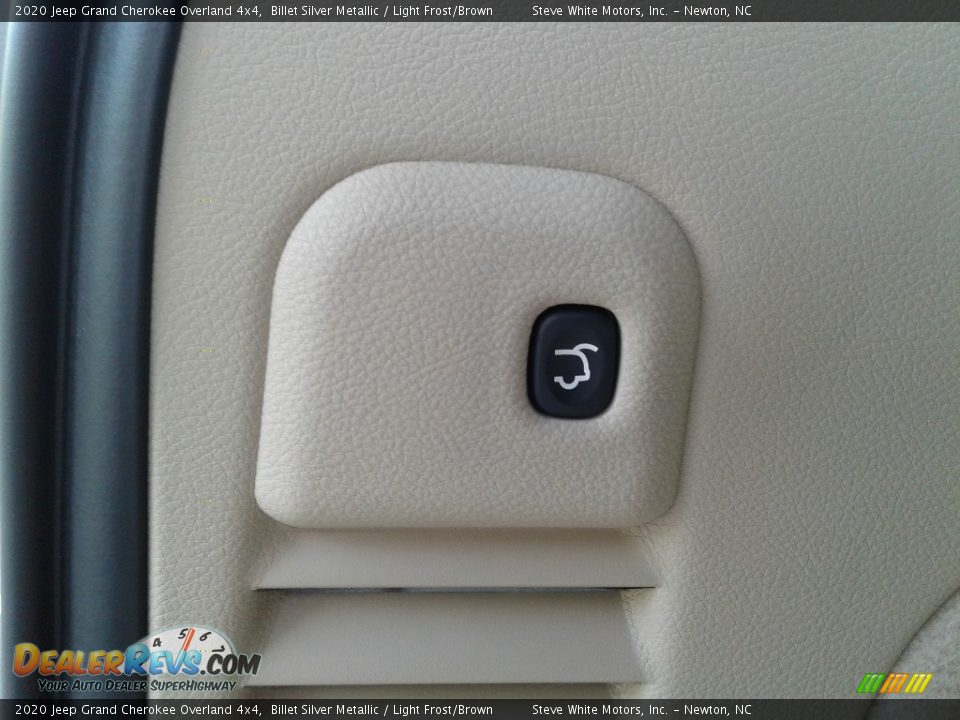 2020 Jeep Grand Cherokee Overland 4x4 Billet Silver Metallic / Light Frost/Brown Photo #12